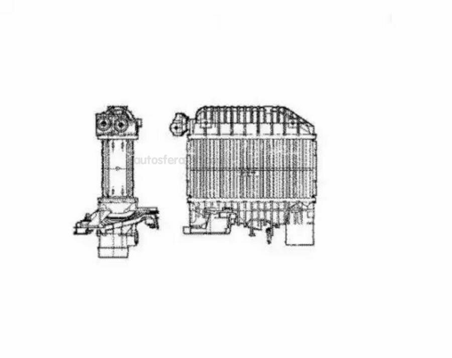 NRF 30856 Радиатор интеркулера