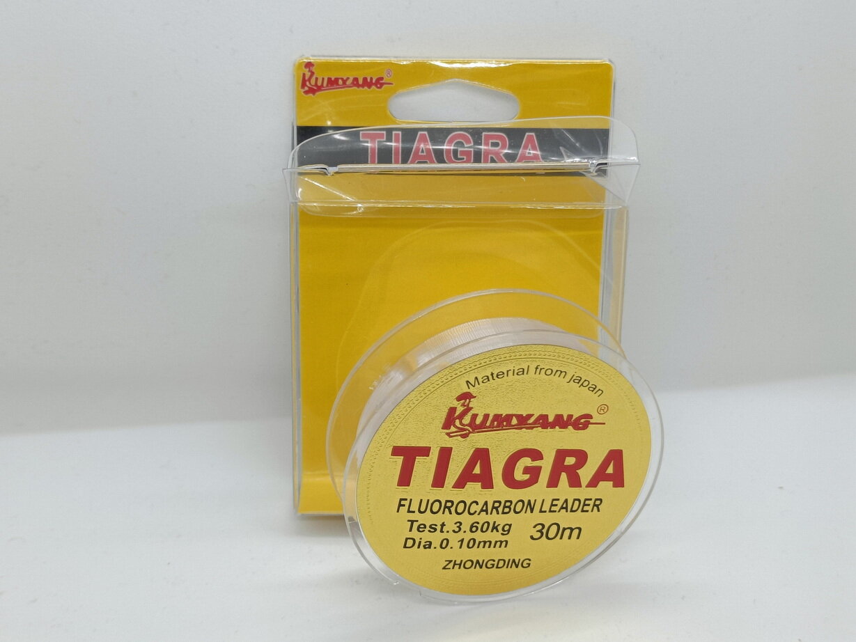 Зимняя флюорокарбоновая леска Tiagra 0,10мм 30м