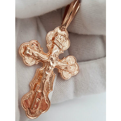 Крестик, золотистый