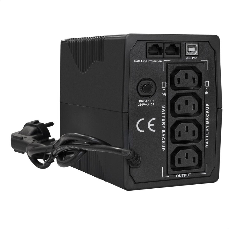 ИБП Exegate Power Back BNB-1000. LED. AVR.4C13. RJ. USB — фото 3