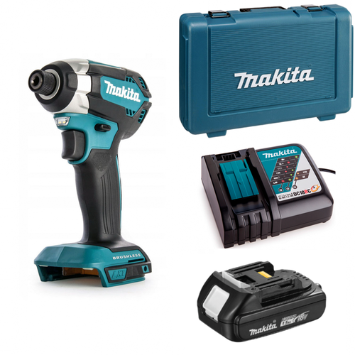 Аккумуляторный ударный шуруповёрт Makita DTD153RY 170Нм 18В LXT Li-Ion 1x15Ач зу кейс 2068200₽