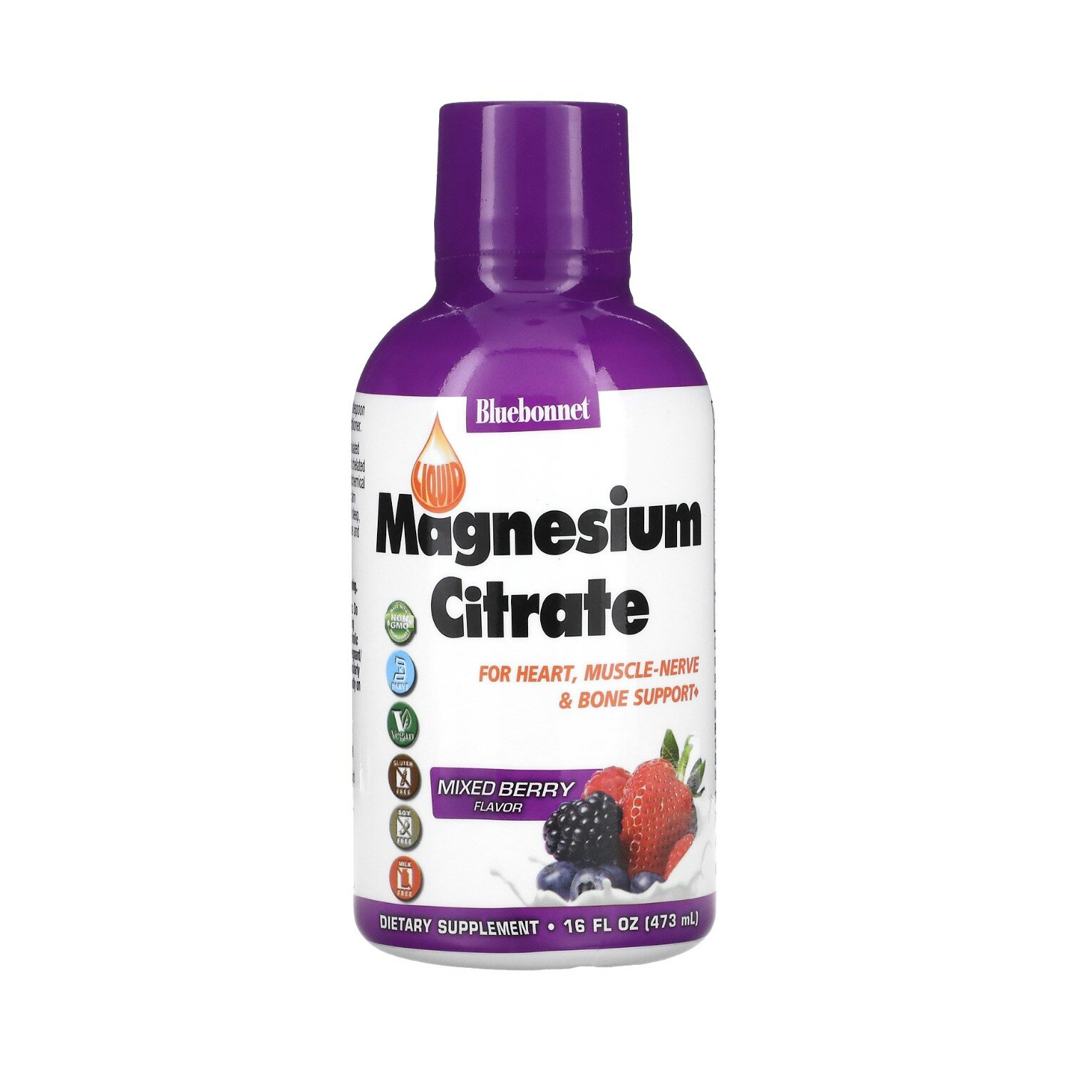 Bluebonnet Magnesium Citrat 473 мл