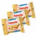 Вафли Ferrero Hanuta с шоколадно-ореховой начинкой (Германия), 44 г (3 шт) - изображение