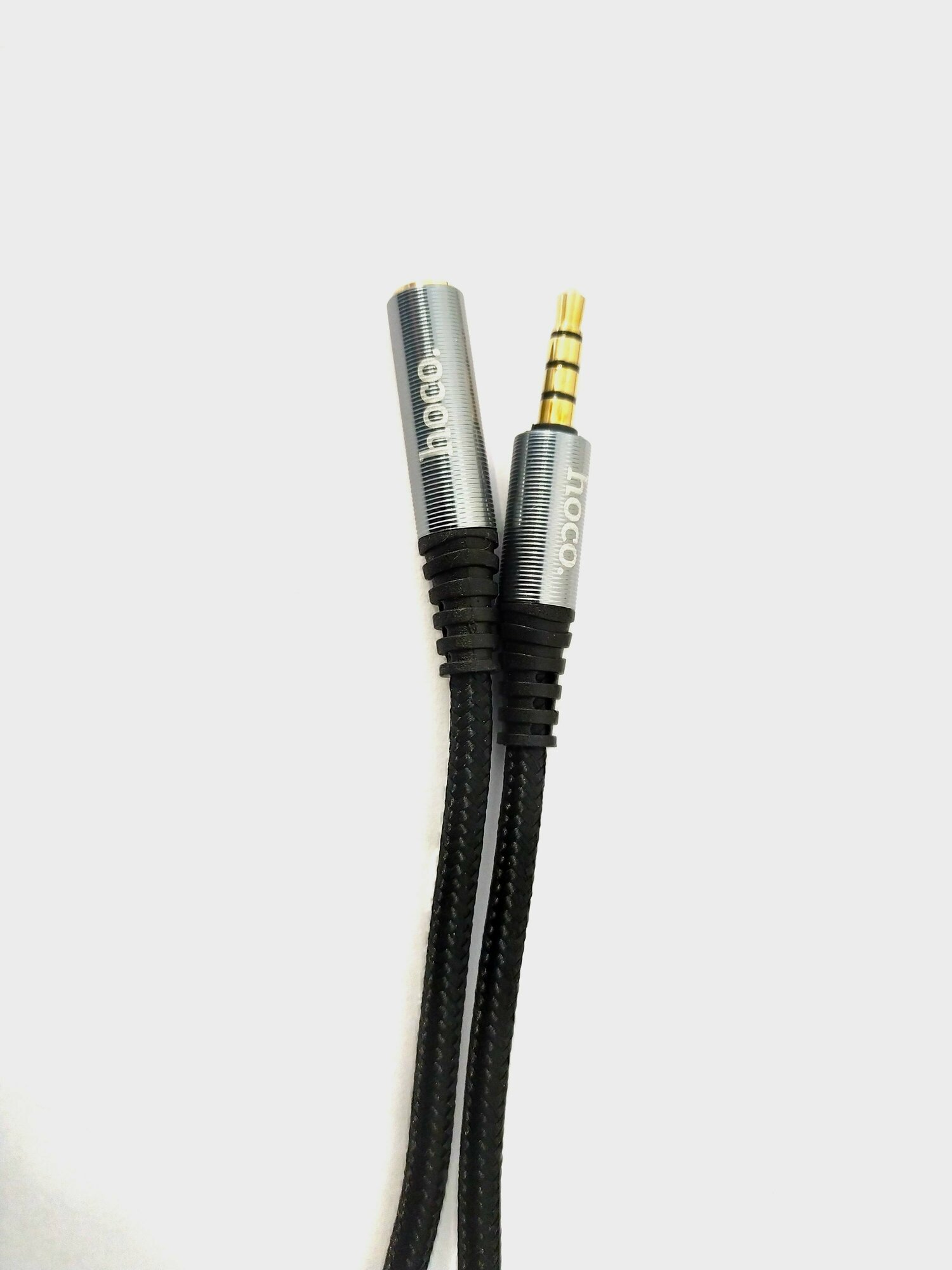 Кабель аудио HOCO UPA20 35 2м кабель выход Jack 35 - вход Jack 35 серый