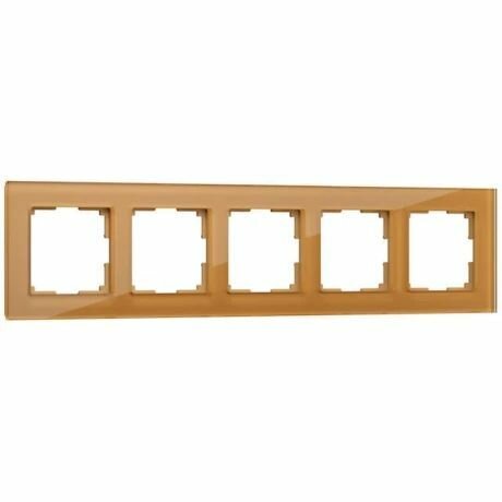 Рамка на 5 постов (бронзовый) Werkel WL01-Frame-05 4690389098680 - фото №1