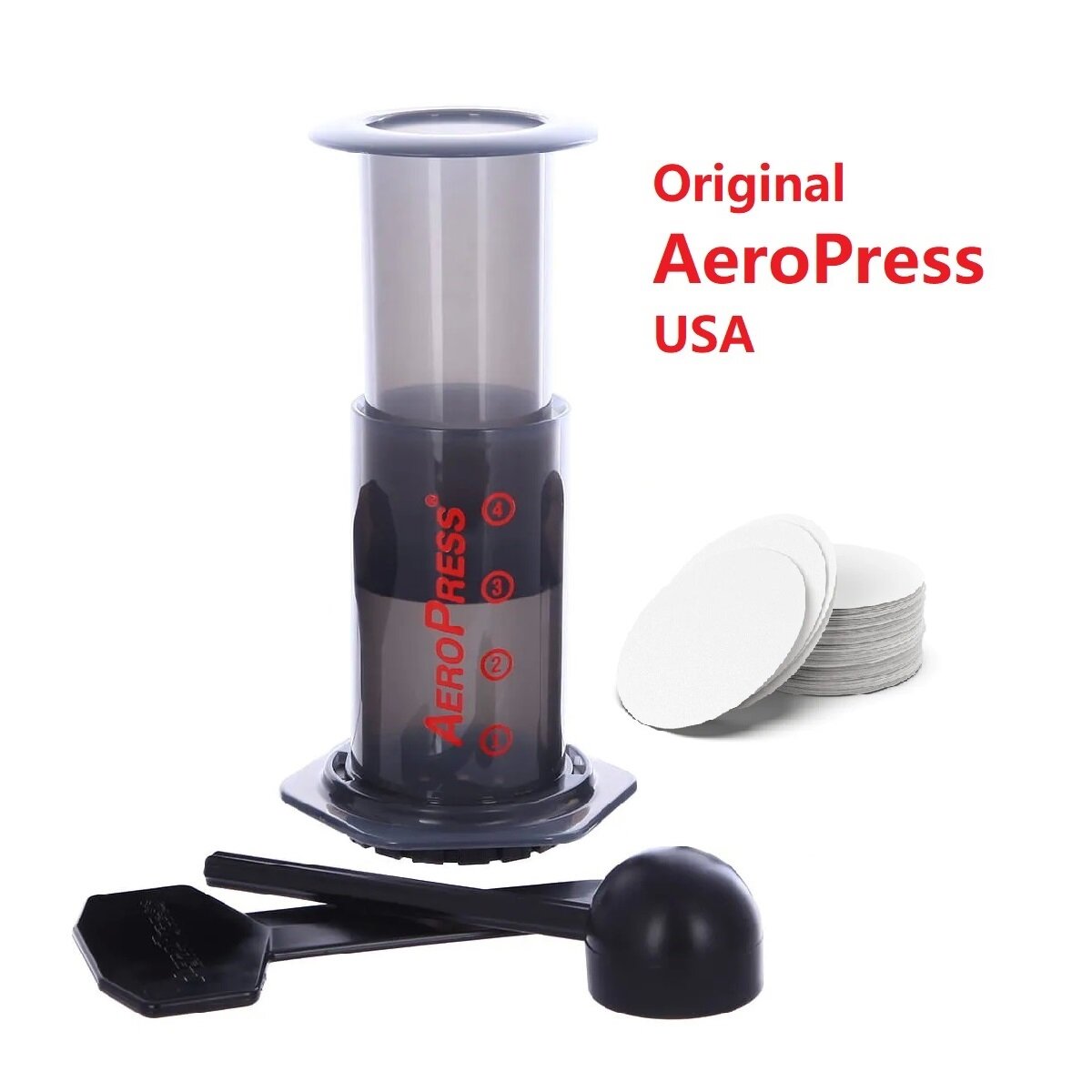 Кофеварка ручная Аэропресс Original (AeroPress Original) (фильтры - 100 шт.)