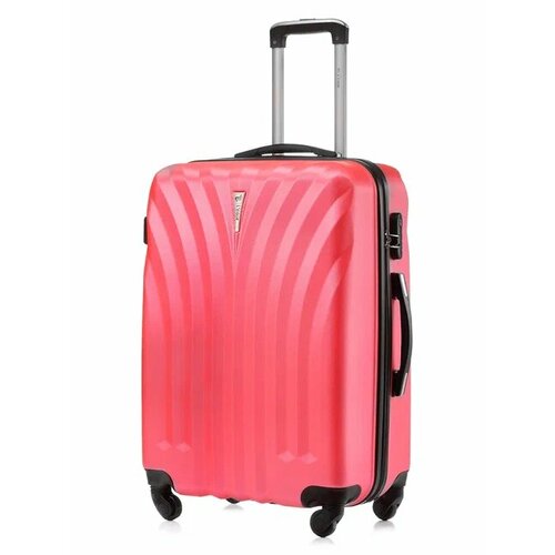 фото Чемодан l'case phuket, abs-пластик, 84 л, размер m, розовый
