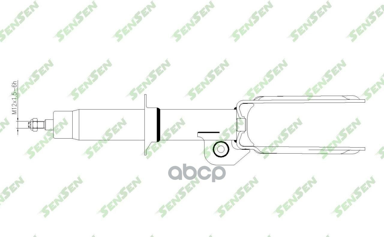 Аморт. Перед. Лев. Газ Audi Q7 (4L) Sensen арт. 42142285