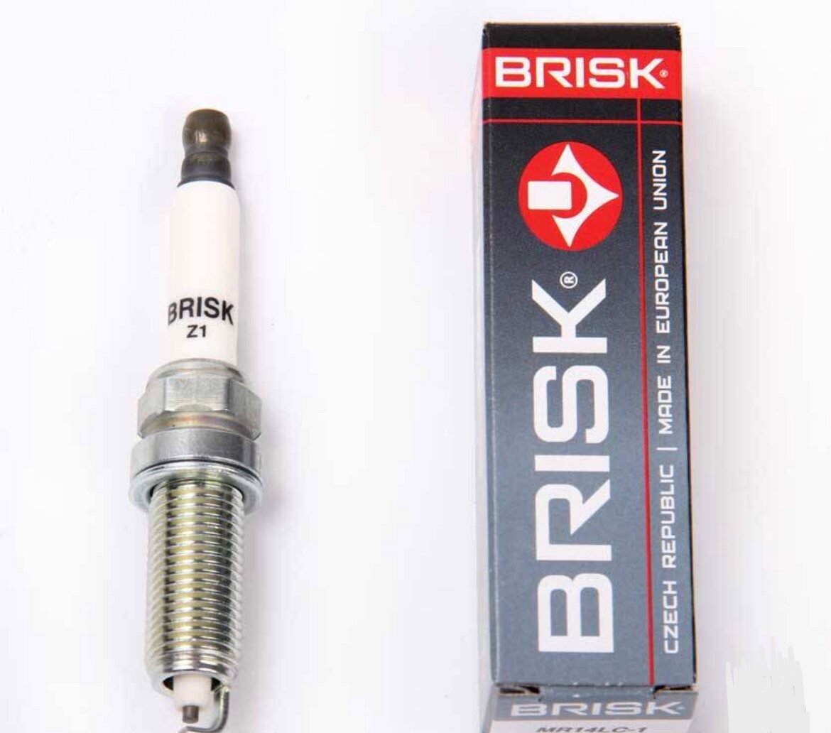 Свечи зажигания BRISK MR14LC-1 8кл 2190 Гранта Ларгус (двигатель 11182) 4