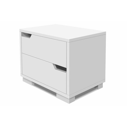 Тумба Астрид из сосны, ВхШхГ(мм): 400x500x350, цвет: белая эмаль