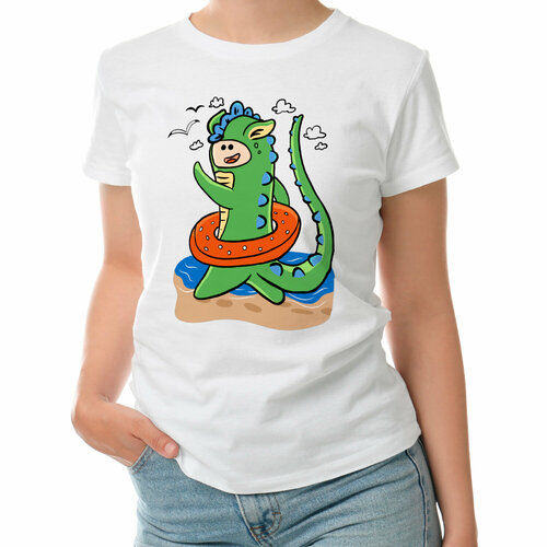 фото Футболка roly, размер s, белый