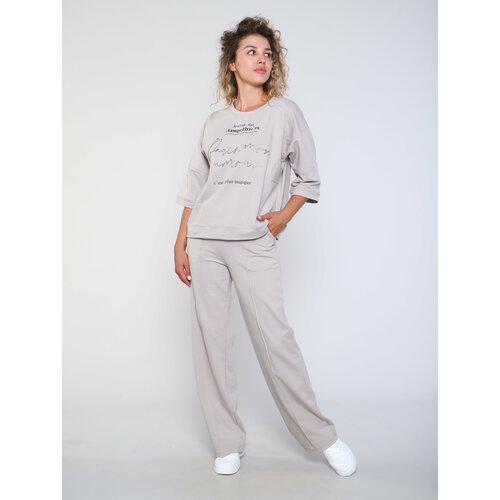 фото Костюм ninel, размер 56, бежевый