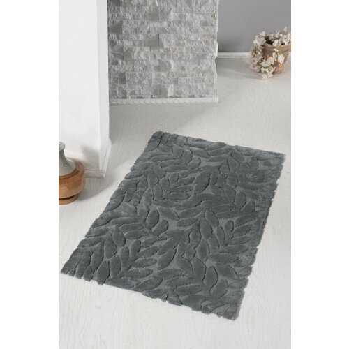 Жаккардовый коврик KV 437 Moneta V1 серый Sarev серый Коврик для ног 70х110 4500₽