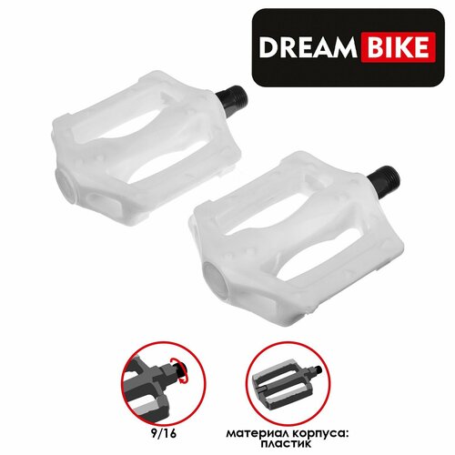 фото Педали 9/16", с подшипниками, сталь/пластик россия