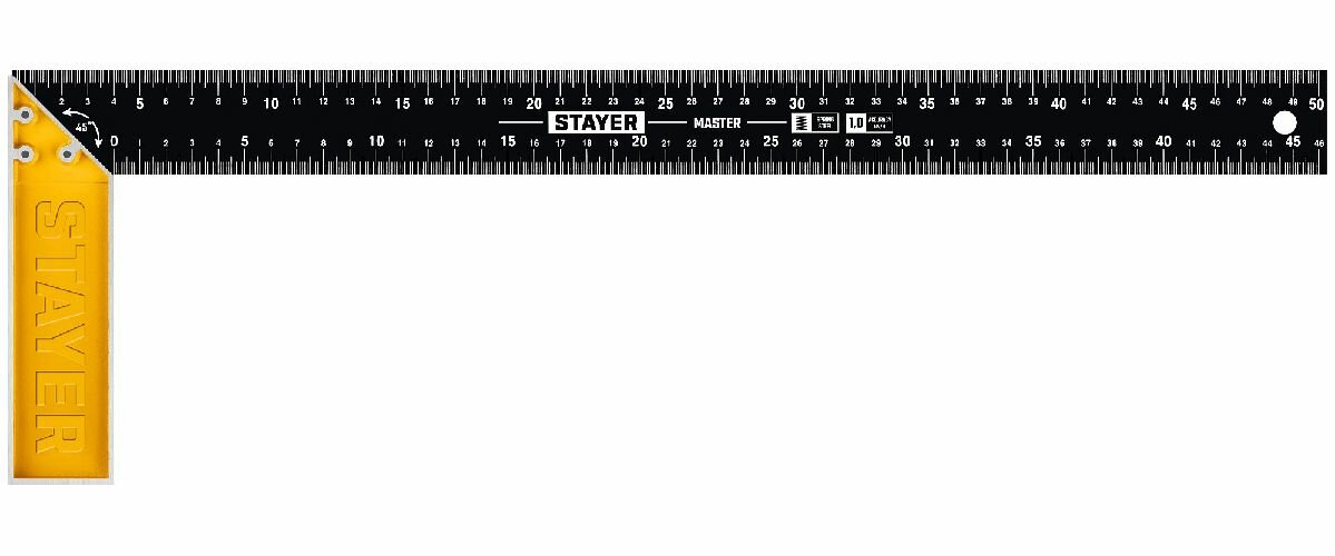 STAYER 500 мм столярный угольник со стальным полотном (3430-50)