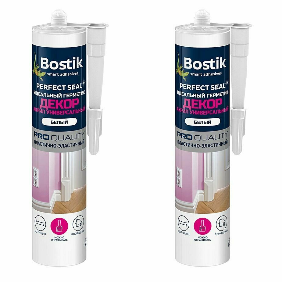 Герметик акриловый универсальный Bostik Perfect Seal белый 280 мл (2шт.)