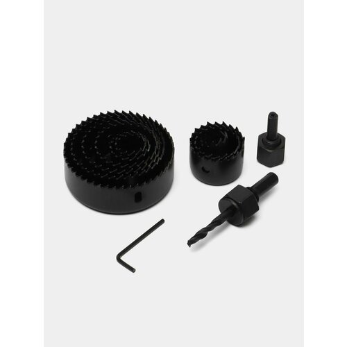 Набор кольцевых коронок по дереву "Эксперт" 12 предметов