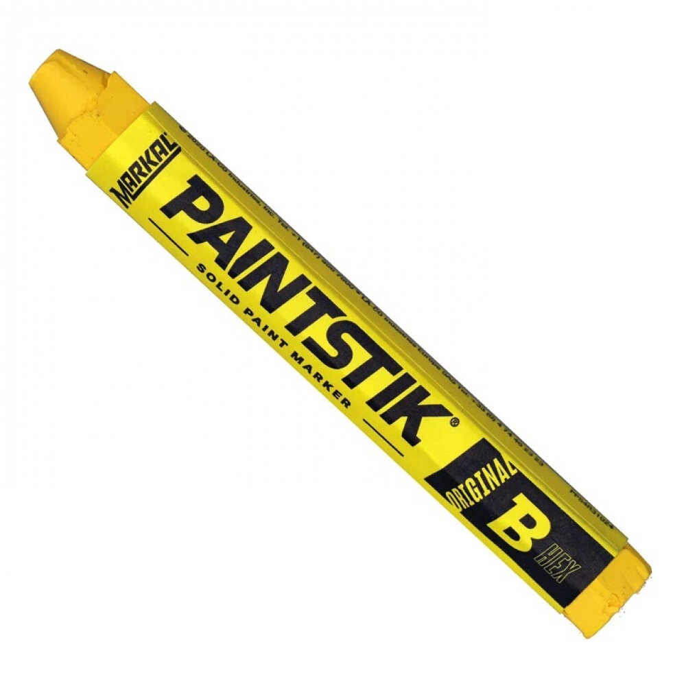 Markal B Paintstik 1/2 маркер-краска твёрдый желтый 80251