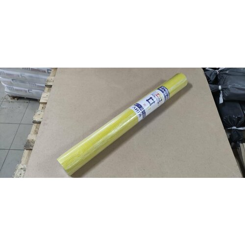 Сетка стеклотканевая фасадная Polinet 5мм*5мм (1м*20м) 145 гр. (Желтая)