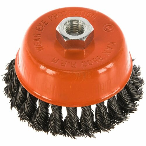 Россна Кордщётка для МШУ чашеобразная витая 100мм М14 Р860667