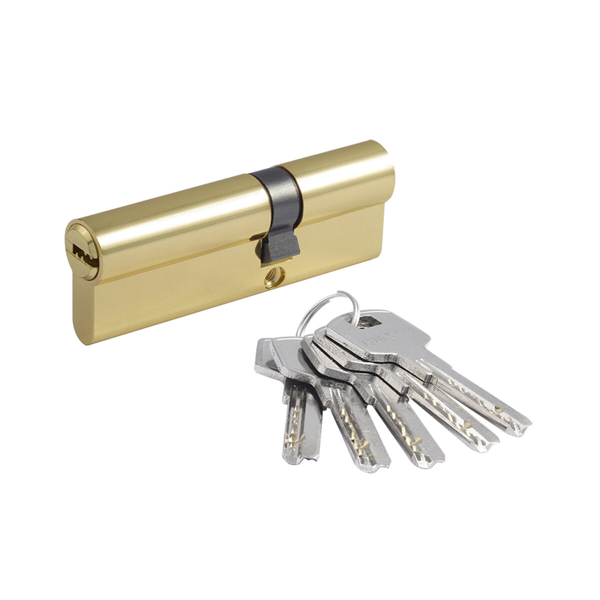 Цилиндровый механизм Нора-М STD Z ЛП-90 (55-35) ключ/ключ золото