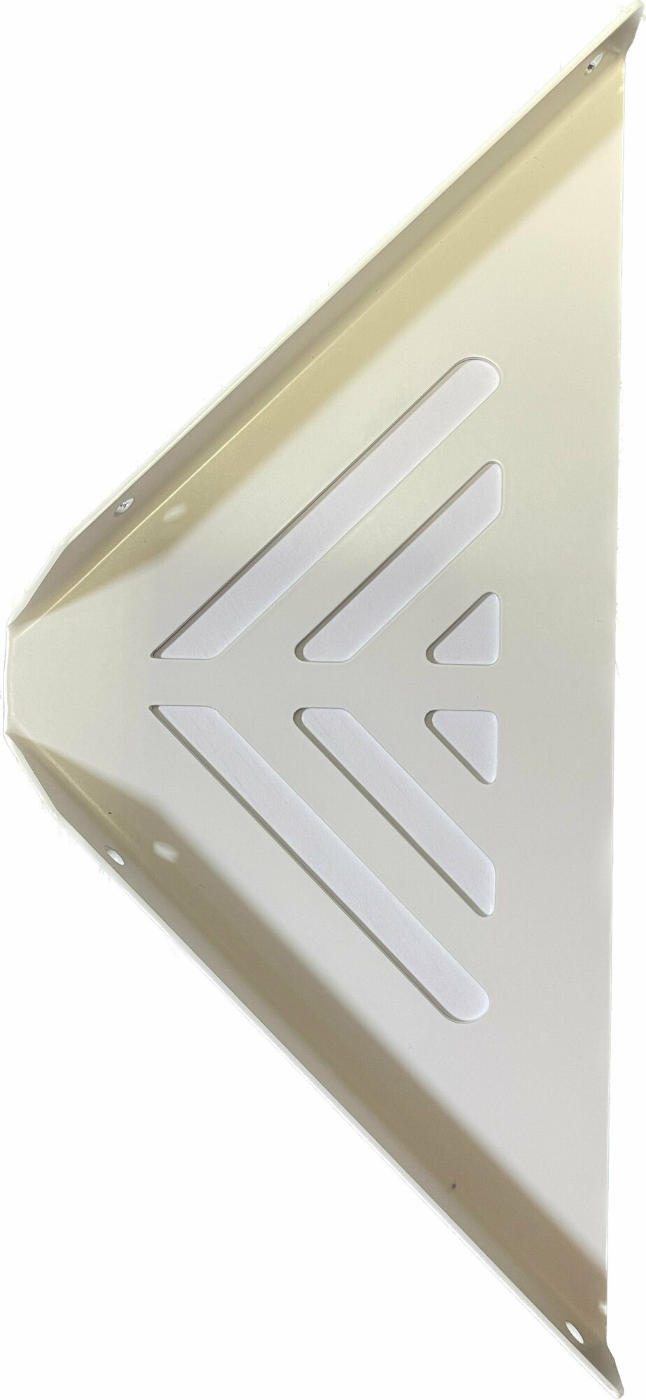 Держатель для полок М-2, 190х190 мм, белый (2 шт)