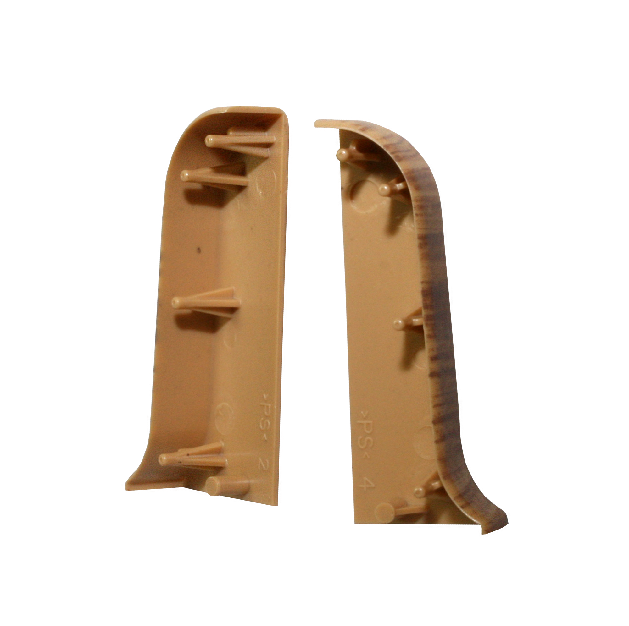 Заглушка для плинтуса левая и правая «Дуб Небраска», высота 52 мм, 2 шт - фотография № 2
