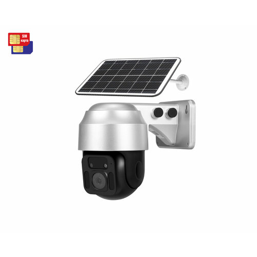 Автономная уличная камера на солнечной батарее Link 02-4GS Solar (RUS) (V85623APQ) - ip камера облако, камера видеонаблюдения на солнечной батарее