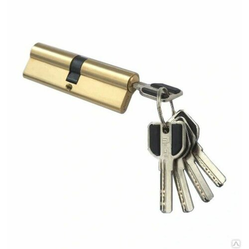 Ц. м. с перфо. ключ-ключ C55/40mm PB (Полированная латунь) MSM г625