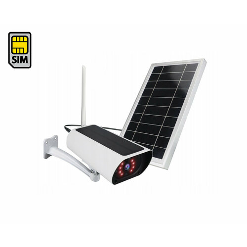 4G/GSM камера с солнечной батареей - Solar Link AP-CК-9-4GS (White) (N7183EU) (запись в облако, двусторонняя связь, аккумулятор, связь по 4G/LTE)