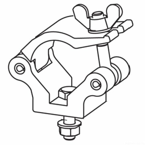 IMLIGHT H3-SC-50 Хомут-струбцина облегченный шириной 30мм на трубу d48…51мм
