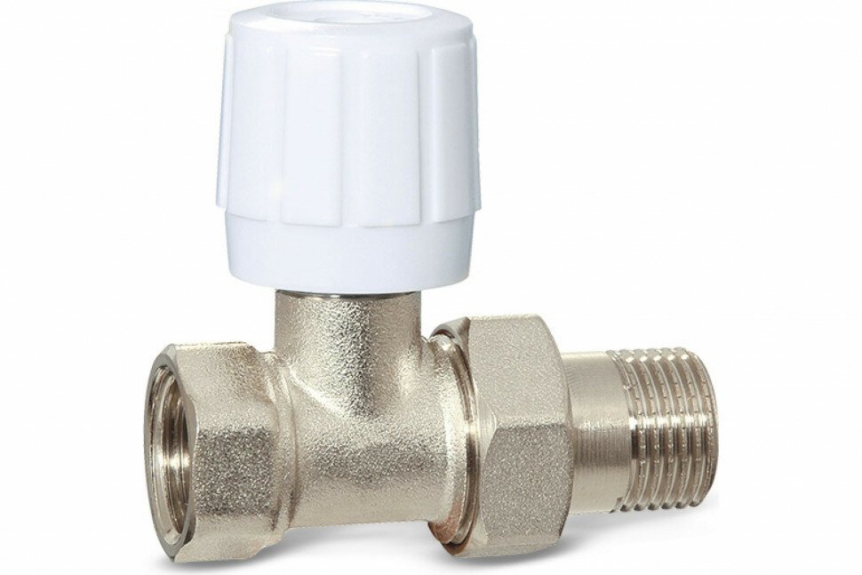 фото Регулирующий вентиль для радиатора LAMMIN прямой, 1/2" LM21043000015