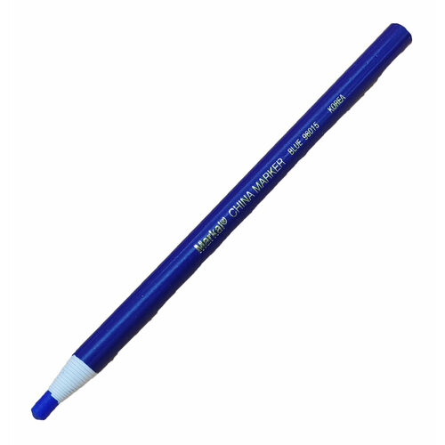 Карандаш восковой самозачивающийся, Markal, синий маркер карандаш универсальный markal china marker в бумажной обертке черный