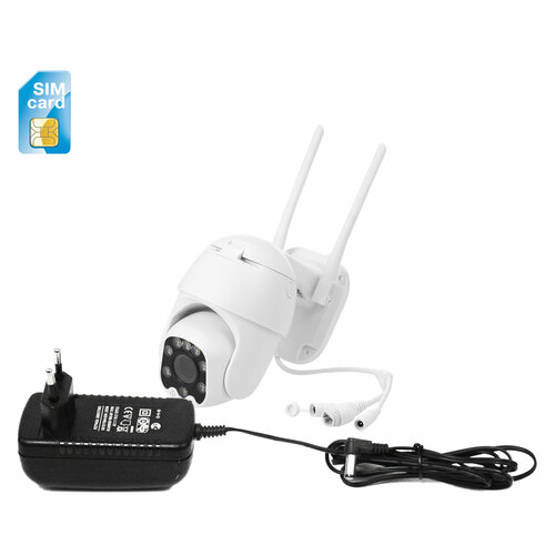 Уличная IP-камера 3G4G видеонаблюдения с SIM картой HD ком 3MP-4G Mod SE111 U57842LU запись в облако Amazon и датчик движения Работа от sim-карт 865600₽