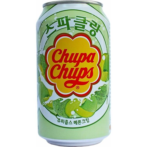 Chupa Chups Дыня крем, 0,345 л* 12 шт, газированный напиток