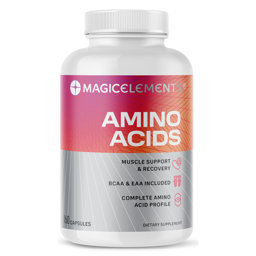 Аминокислоты Magic Elements Amino Acids + витамины 160 капсул таблетки l глутамин 60 1000 мг