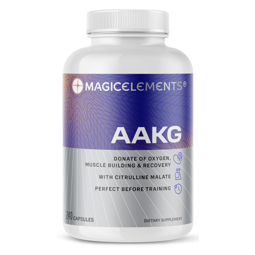Аминокислота AAKG аргинин Magic Elements 240 капсул аминокислота aakg 150 g лайм