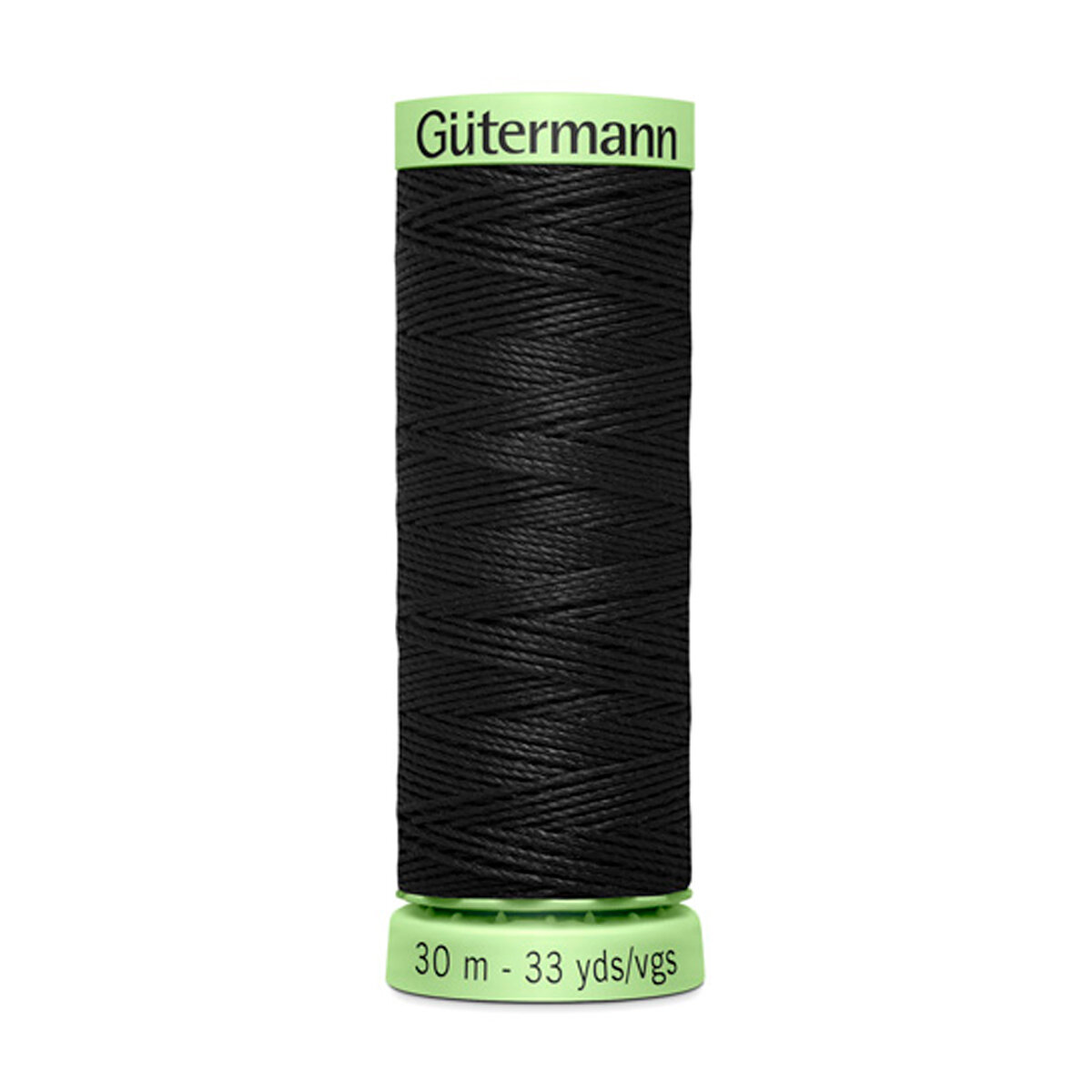 Нитки швейные Top Stitch 30/30 м для декоративной отстрочки, 100% полиэстер, Gutermann 744506 (000 черный), 5 шт