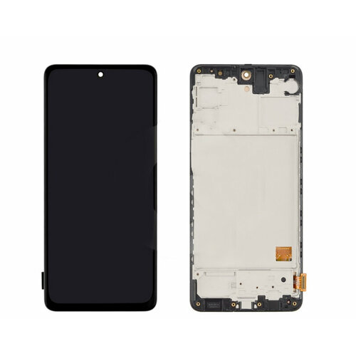 Дисплей для Samsung M317 в рамке, OLED черный дисплей samsung a515f a516f m317f a51 a51s m31s тачскрин черный in cell