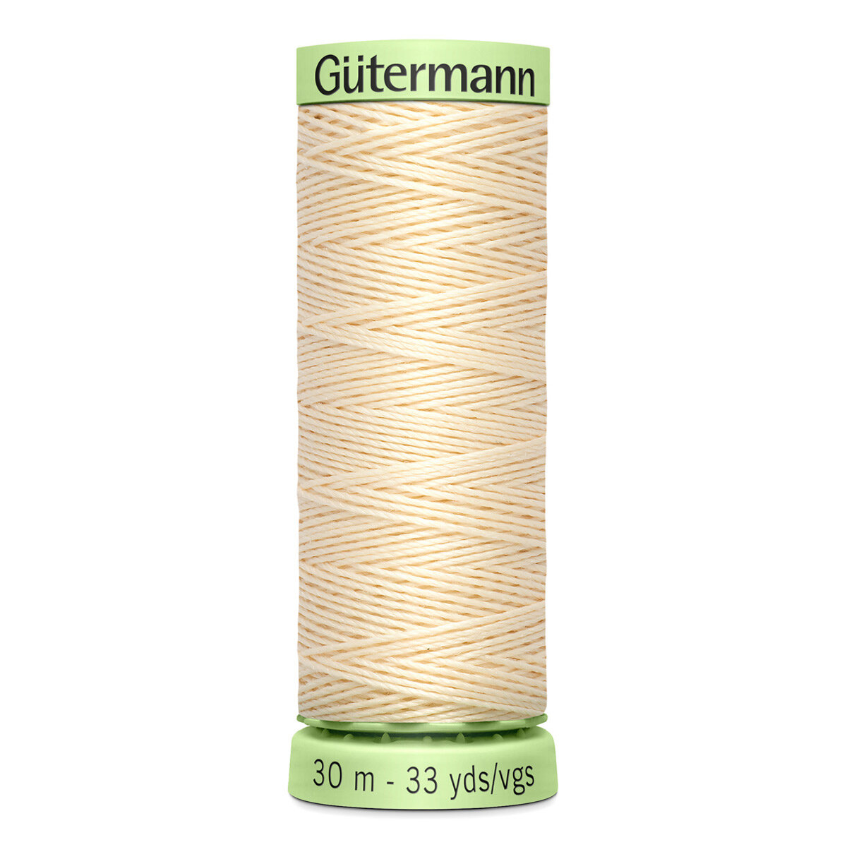 Нитки швейные Top Stitch 30/30 м для декоративной отстрочки, 100% полиэстер, Gutermann 744506 (414 светлый кремово-бежевый), 5 шт