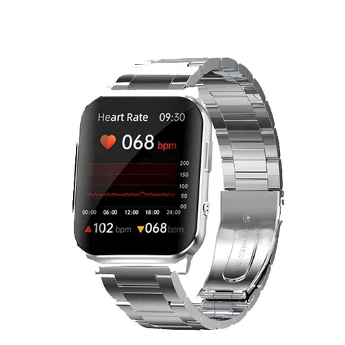 Умные часы для женщин и мужчин GEJIAN EP03 Steel strip white Гарантия 1 год 495000₽