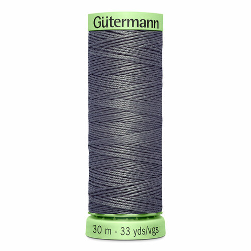 фото Нитки швейные top stitch 30/30 м для декоративной отстрочки, 100% полиэстер, gutermann 744506 (701 перламутрово-грифельный), 5 шт
