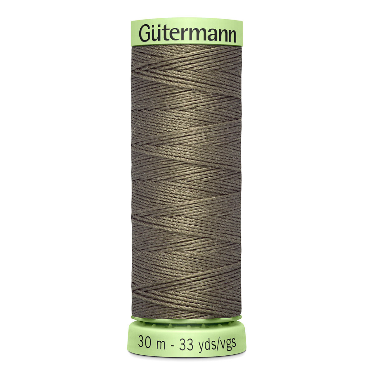 Нитки швейные Top Stitch 30/30 м для декоративной отстрочки, 100% полиэстер, Gutermann 744506 (727 дымчато серо-зеленый), 5 шт