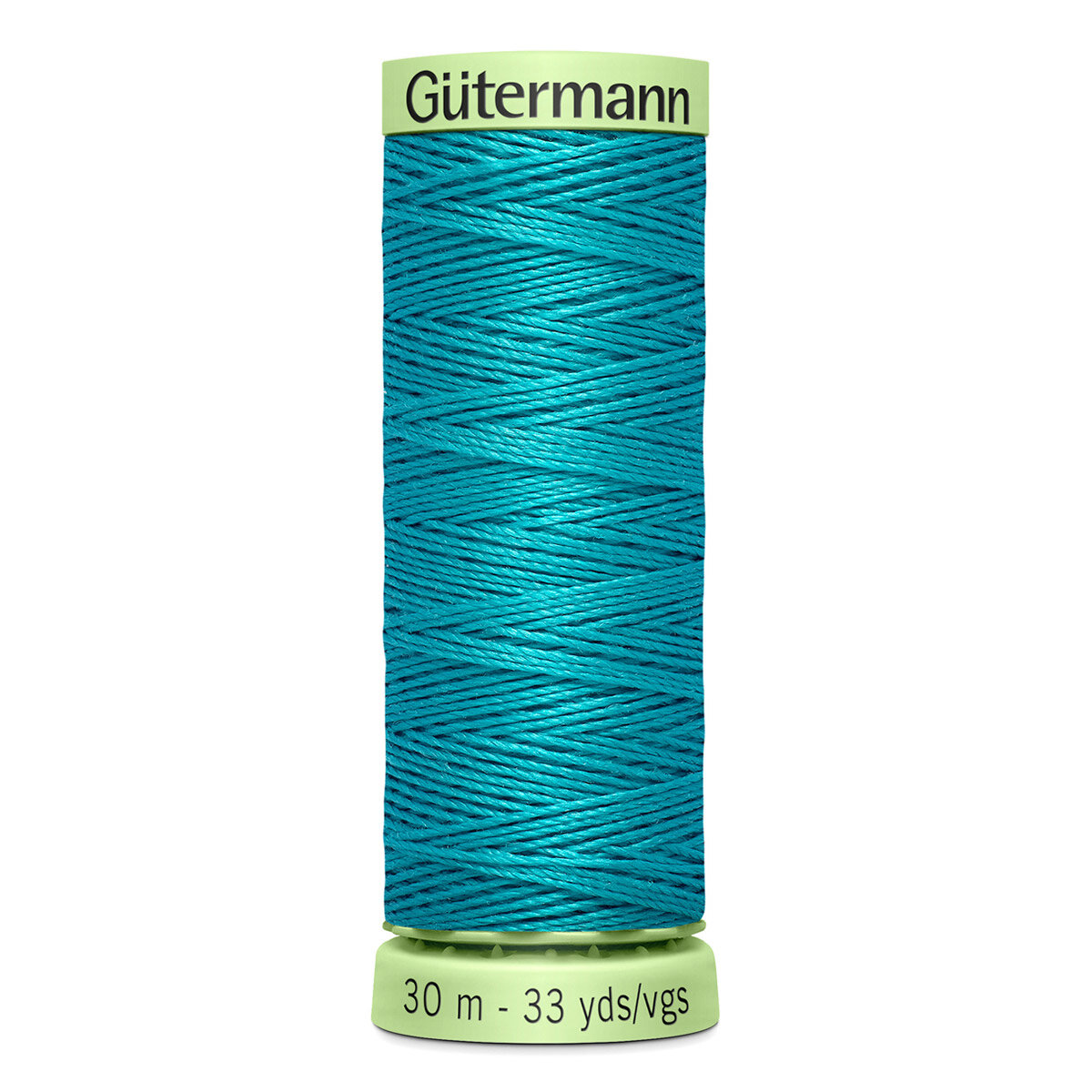 Нитки швейные Top Stitch 30/30 м для декоративной отстрочки, 100% полиэстер, Gutermann 744506 (055 светло-зеленая бирюза), 5 шт