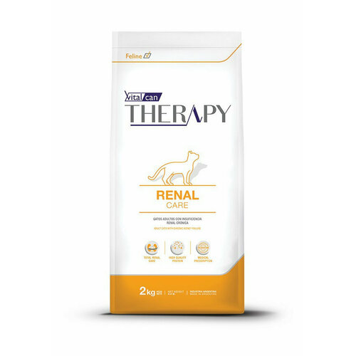 Vitalcan Therapy Feline Renal Care сухой корм для взрослых кошек, при болезнях почек, с курицей - 2 кг