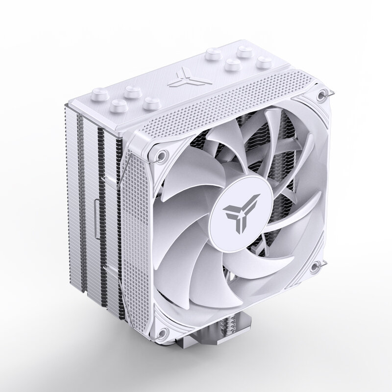 фото Кулер JONSBO PISA A4 White LGA1700/1200/115X/AM5/AM4 (12шт/кор, TDP 250W, PWM, 120mm White Fan, 4 тепловых трубок, 4-pin, белый) Retail