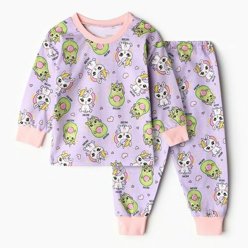 Пижама  РиД - Родители и Дети, размер 28/98, фиолетовый