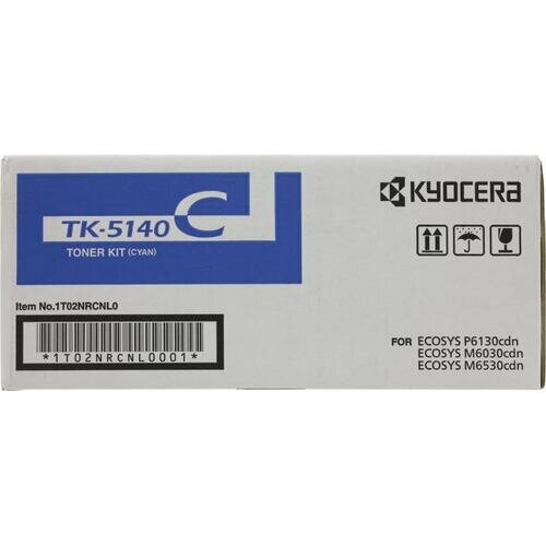 Тонер-картридж Kyocera TK-5140C для ECOSYS P6130cdn, M6530cdn голубой (5 000 стр.)