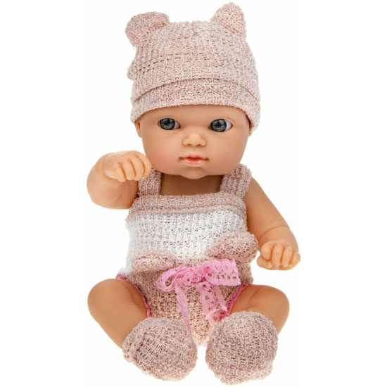 Пупс 1TOY Т22490 Baby Doll в розовом костюмчике 20 см