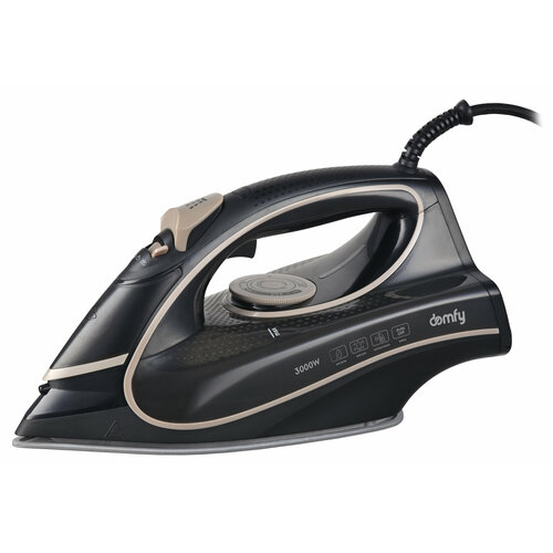 Утюг Domfy DSC-EI901 3000Вт черныйзолотистый 380100₽